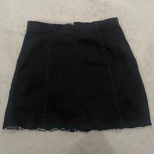 Free People Black Mini Skirt Size 4